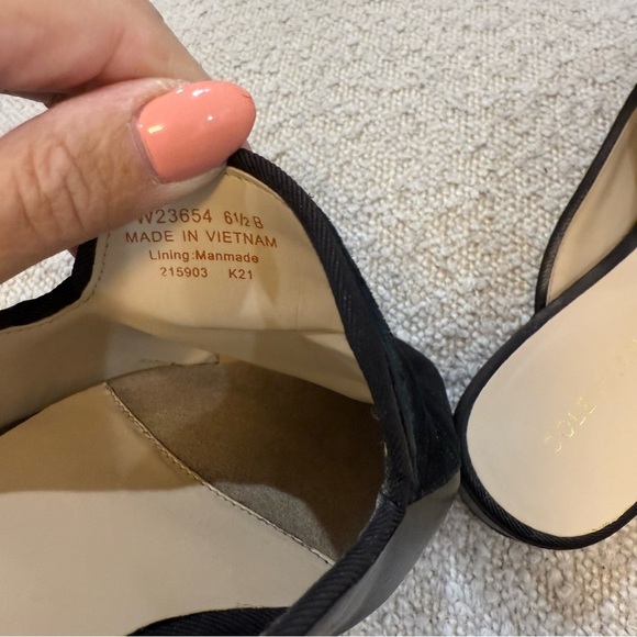 Cole Haan Women's Perley velvet & leather Flat Mule Black - Picture 7 of 8